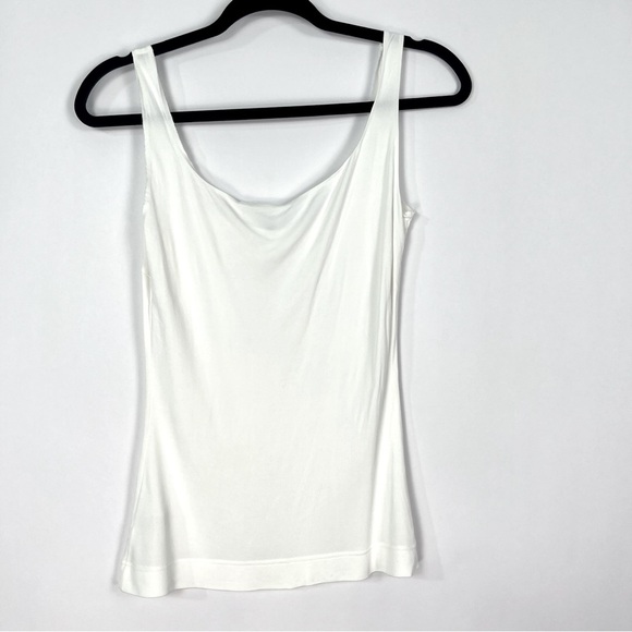 For The Republic Frayed Edges Women’s White Tank Top sz Medium - Picture 4 of 8
